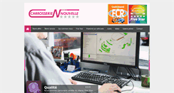Desktop Screenshot of carrosserienouvelle.ch